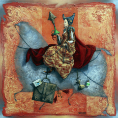 <em>Dame en voyage 60 x 60</em>