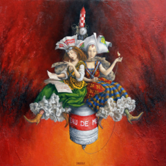 <em>Départ imminent  80 x 80</em>