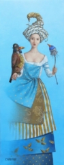 La Dame au turban 50 cm x 20 cm
