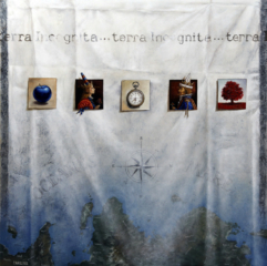 <em>La Terre ou les pommes sont bleues 80 x 80</em>