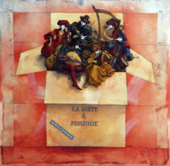 <em>La balade du homard 100 x 100</em>