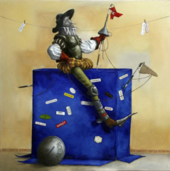 <em>La boite bleue 80 x 80</em>