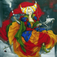 <em>La fée électrique 100 x 100</em>