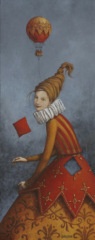 <em>La fille au ballon 20 x 50</em>