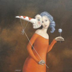 <em>La fleur de pissenlit 40 x 40</em>
