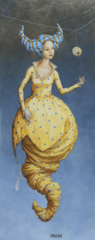 <em>La plume et la pierre de fée 20 x 50</em>