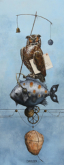 <em>La réponse du grand duc 20 x 50</em>