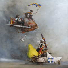 <em> La ruée vers l'eau 100 x 100 </em>