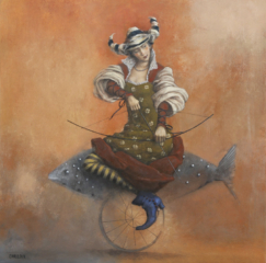 <em>L'amazone 60 x 60