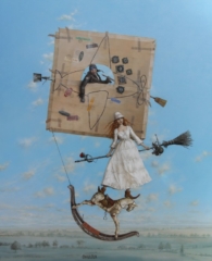Le goût du ciel   100 cm x 81 cm