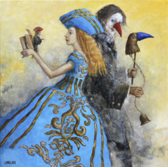 <em>Le messager 40 x 40</em>