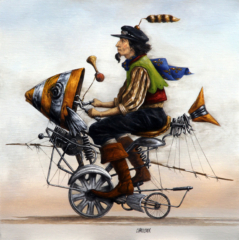 <em>Le poissoncyclette 40 x 40</em>