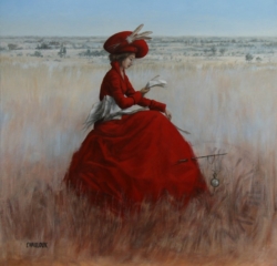 Le temps suspendu dans les marais   60 cm x 60 cm