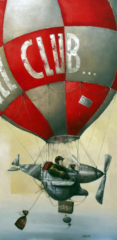 <em>Le vol du club 50 x 100</em>