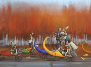 <em>Les Reines du souk 130 x 97</em>