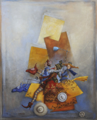 <em>ROULEZ ROULEZ ! Vous êtes assurés ! 100 x 81</em>