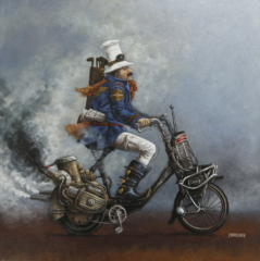 <em>Un petit tour au green 40 x 40</em>