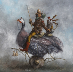 <em>Les éclaireurs 40 x 40</em>