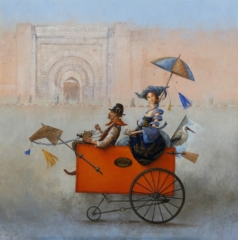 <em>week end à Marrakech 100 x 100</em>